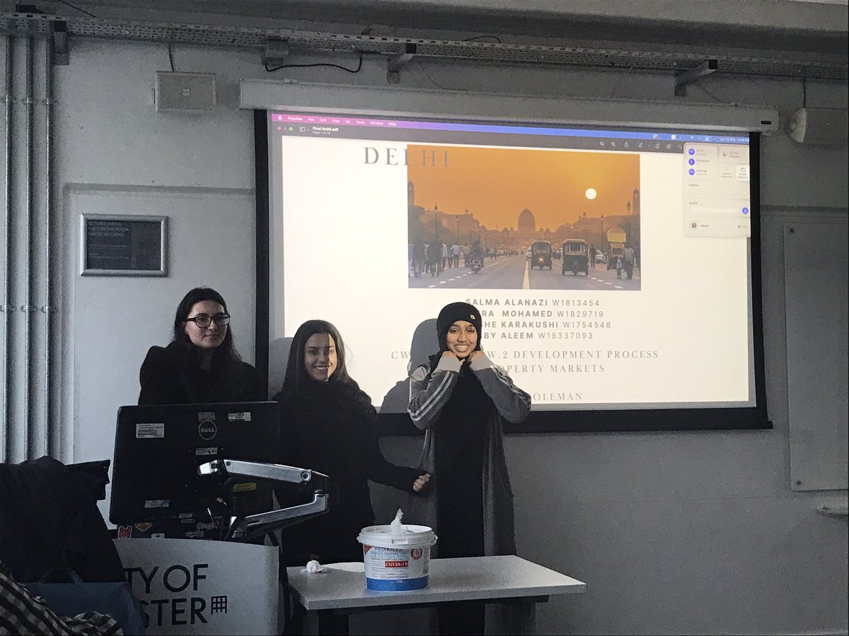 Jimcoleman33's tweet photo. Great presentations from my @UoWDesCit @UniWestminster students yesterday on #Stockholm #Dubai #Johannesburg &amp; #Delhi https://t.co/HdcQtzk3Sh