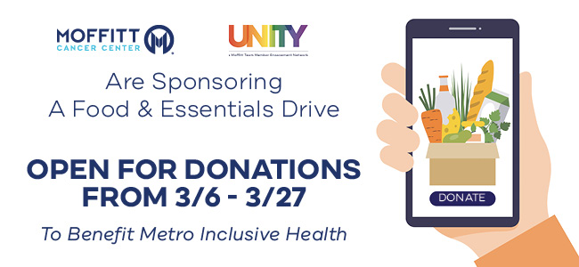 metrohealthycom's tweet photo. The wonderful people  @MoffittNews  are sponsoring a food drive to benefit METRO!  🥦🥕🍅🍆

Don't miss the opportunity to give back to our community and help those in need! 👯

Follow the link to donate: https://t.co/XYi9H3D8Li https://t.co/51wcJz0f4M