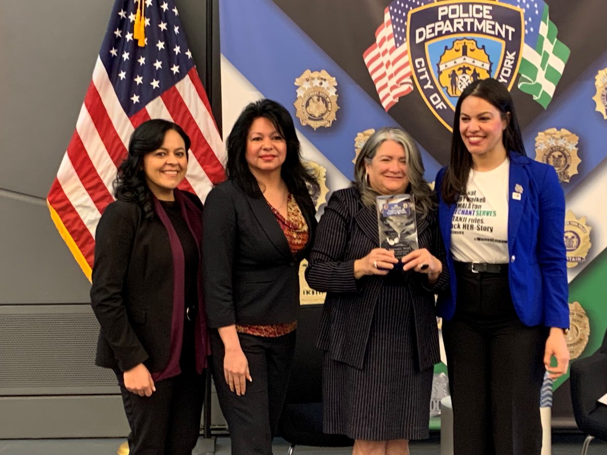 It was a pleasure to speak at @NYPDnews Women Inspiring Women event earlier today. NYC Aging's long-term partnership with NYPD has been crucial to serving our mission for older adults, and I'm glad to have been able to show my appreciation for their hard work and dedication.