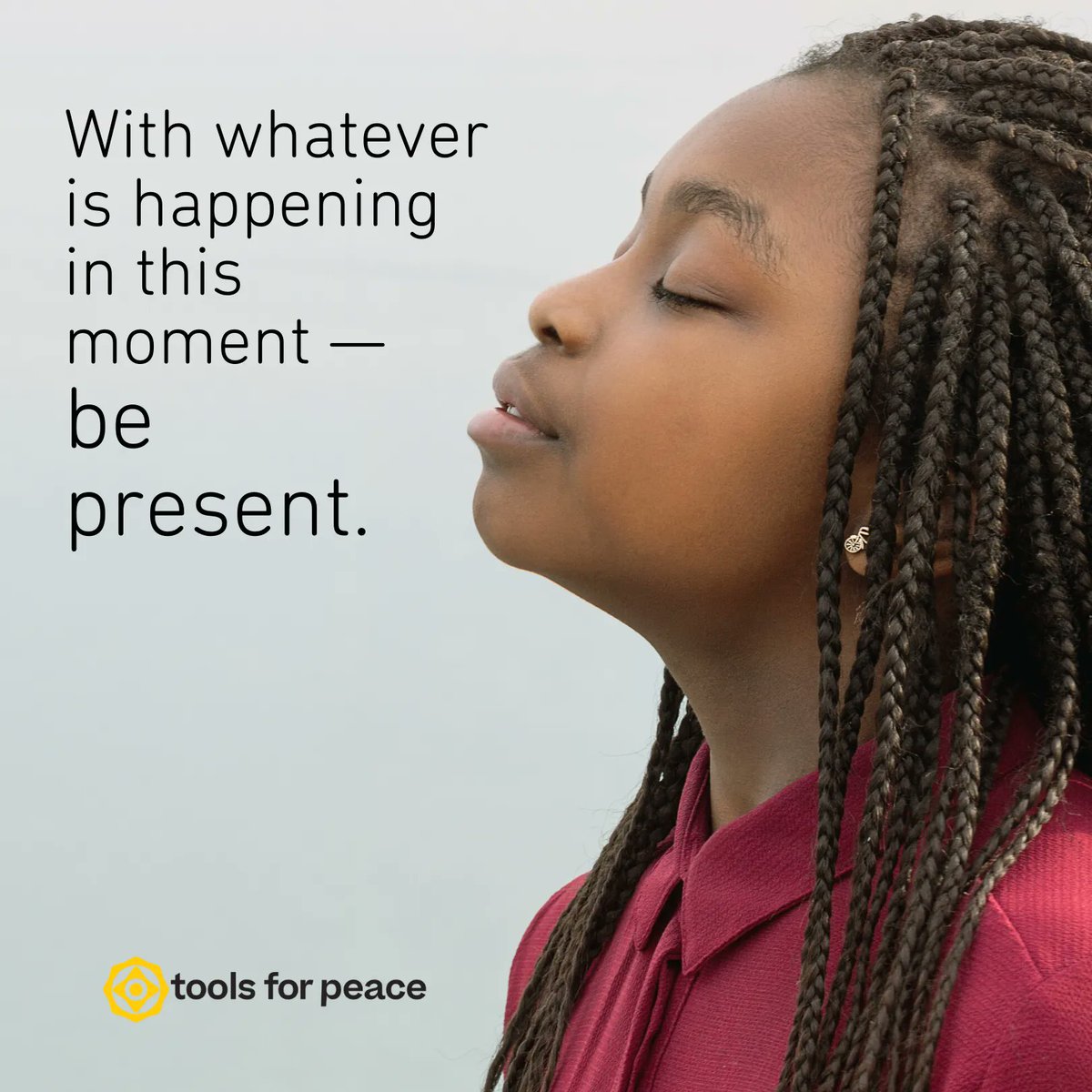 Be present with the breath as it goes in, fully present and engaged with the breath as it goes out. Be present with the sensations in the body as they come and go, shift and change. #Mindfulness #Presence