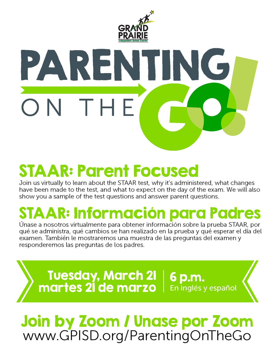 There have been changes to the STAAR Assessment. Join us March 21, 2023 to learn more about the changes and how you can support your child!