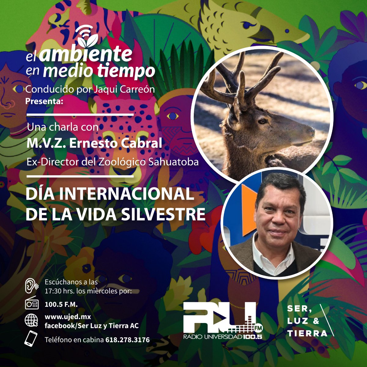 SerLuzyTierraAC's tweet photo. Los animales deben ser protegidos desde sus espacios naturales y fortaleciendo los mecanismos desde las Leyes Federales y la educación. Escucha El Ambiente en Medio Tiempo por @radioUJED @ErnestoCabral62 https://t.co/V8Cc131Ocz