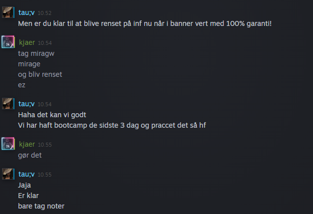 Der bliver picked inferno alligevel, men alligevel vinder vi. ggwp

Husk at tage noter