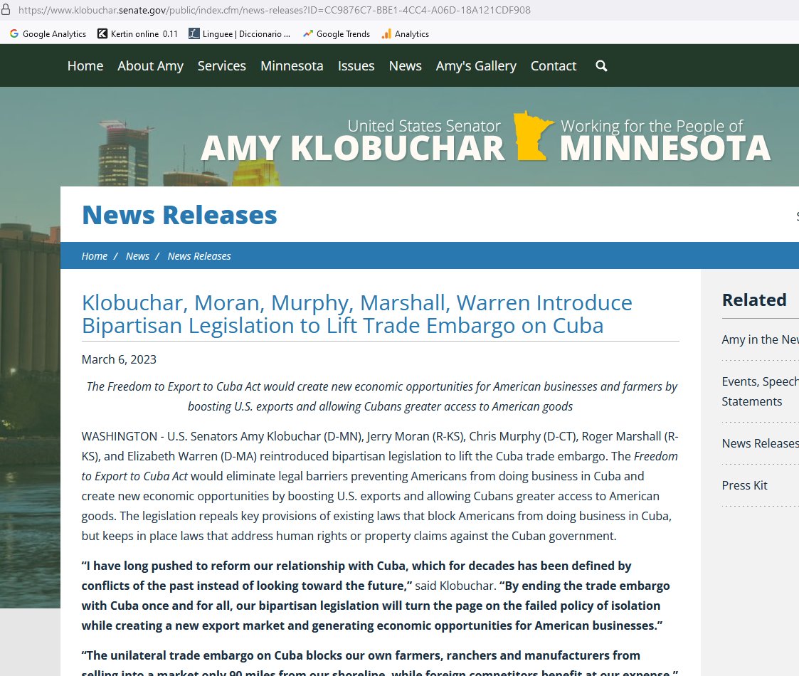 La reintroducción de un proyecto de ley bipartidista para levantar el bloqueo a Cuba por parte de cinco legisladores de EEUU es un ejemplo del esfuerzo por entablar relaciones normales entre ambos países.

#MejorSinBloqueo 

🔗cubavsbloqueo.cu/es/node/1206