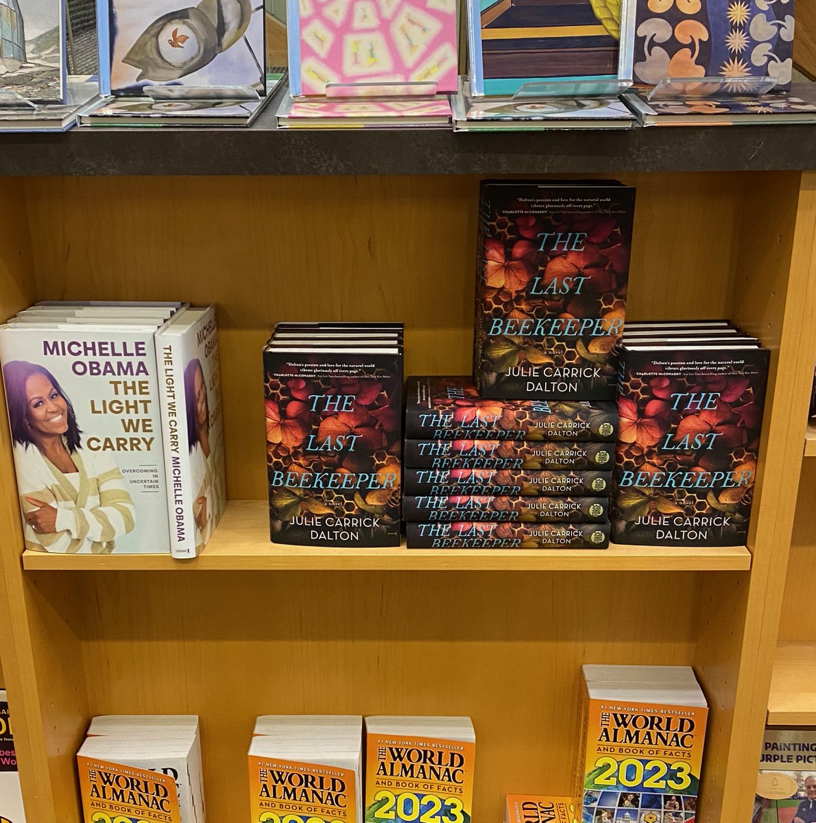 Thank you @ubookstoresea for hosting my launch of THE LAST BEEKEEPER last night. And huge thanks to my conversation partner @KelliEstes for her insightful questions. A fantastic evening! Now, onward to #AWP2023! #TheLastBeekeeper @TallPoppyWriter