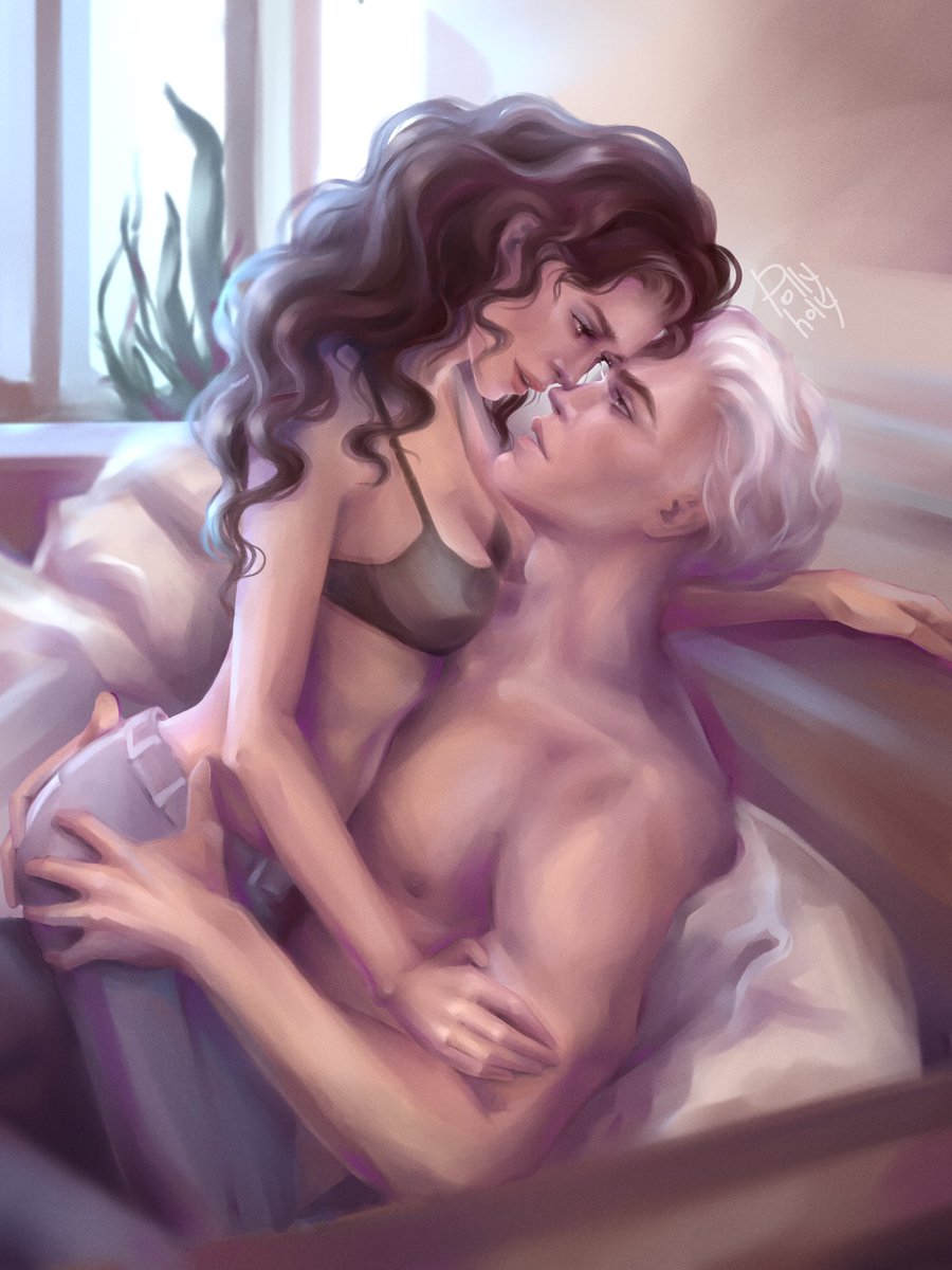 Commission for @WritexAboutxMe fic «Regression» 🔥 #dramione #dramionefanart