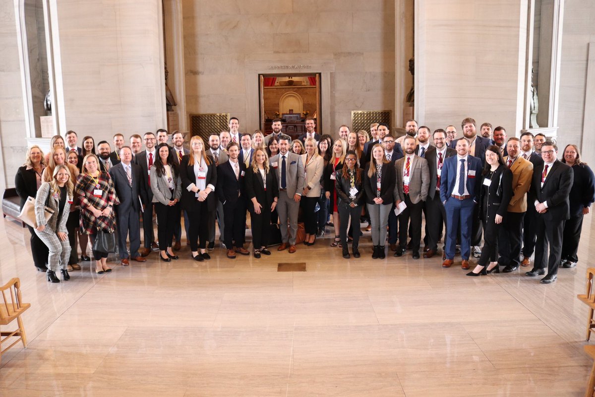 It’s one of our largest groups ever for the #TNYoungBankers’ Day on the Hill! More than 70 future bank leaders heard from General Assembly members, meeting with legislators, and more. Thanks for attending!