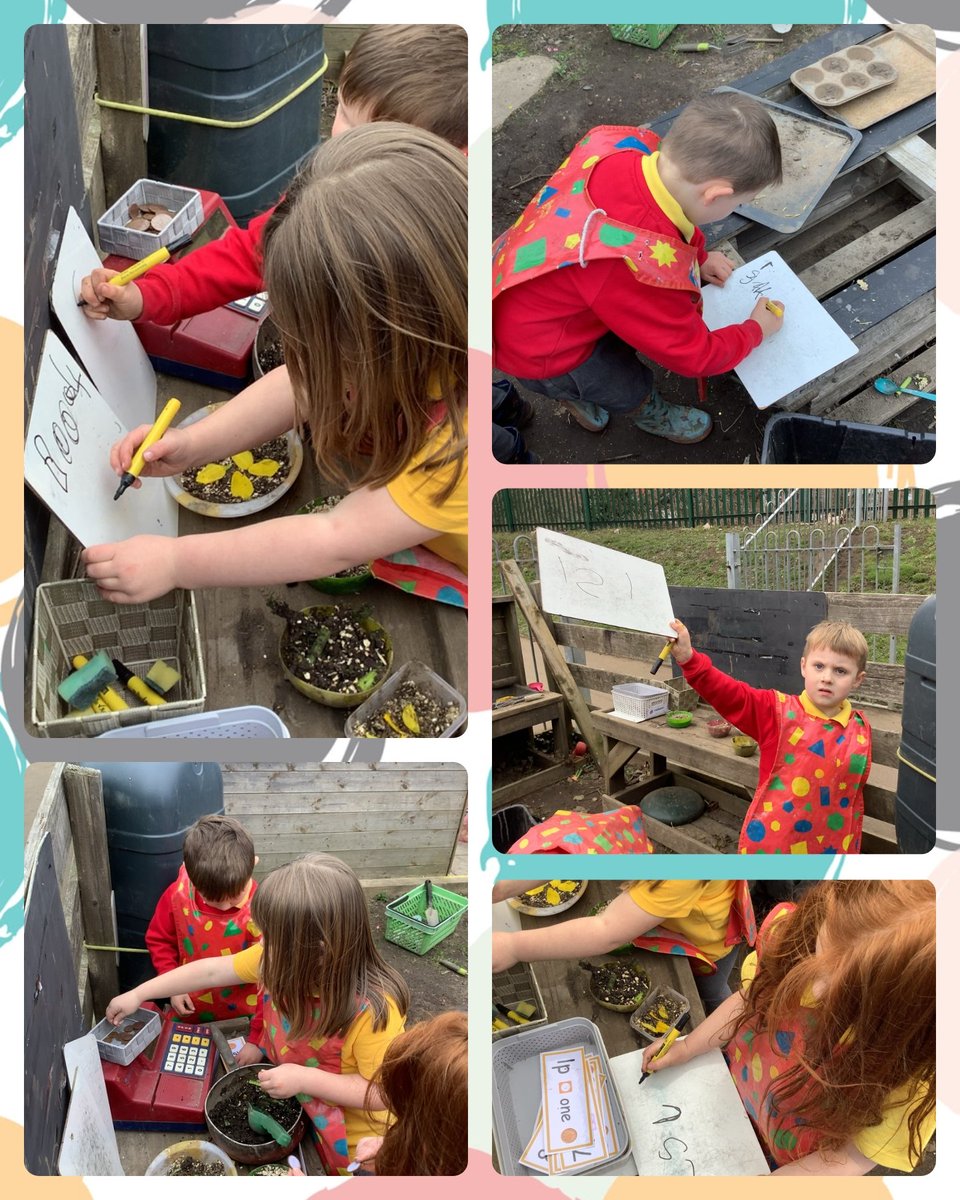 stdavidsrc2017's tweet photo. So much learning has happend in our mud kitchen this week! We created our own porridge recipes and sold them to our friends π #sdpsrec #pupilvoice #authenticlearning @EAS_EarlyYears https://t.co/iymzckeihY