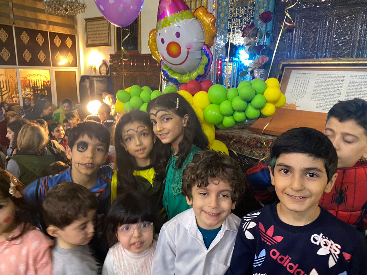 RabbisAlliance's tweet photo. Purim celebration in Tehran, with Chief Rabbi Yehuda Gerami.

Happy Shushan Purim! https://t.co/U95LZkdYL7