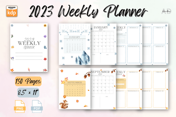 ArtismaDesign's tweet photo. Stay on track and achieve your goals with our 2023 Weekly Planner - the perfect tool for organization and productivity.
➡️https://t.co/iP8GJqZJze
#creativefabrica #planner #weeklyplanner #kdpinterior #interior #kdp #amazon #amazonkdp #lowcontent #socialmedia #DigitalMarketing https://t.co/Op5qo050uT