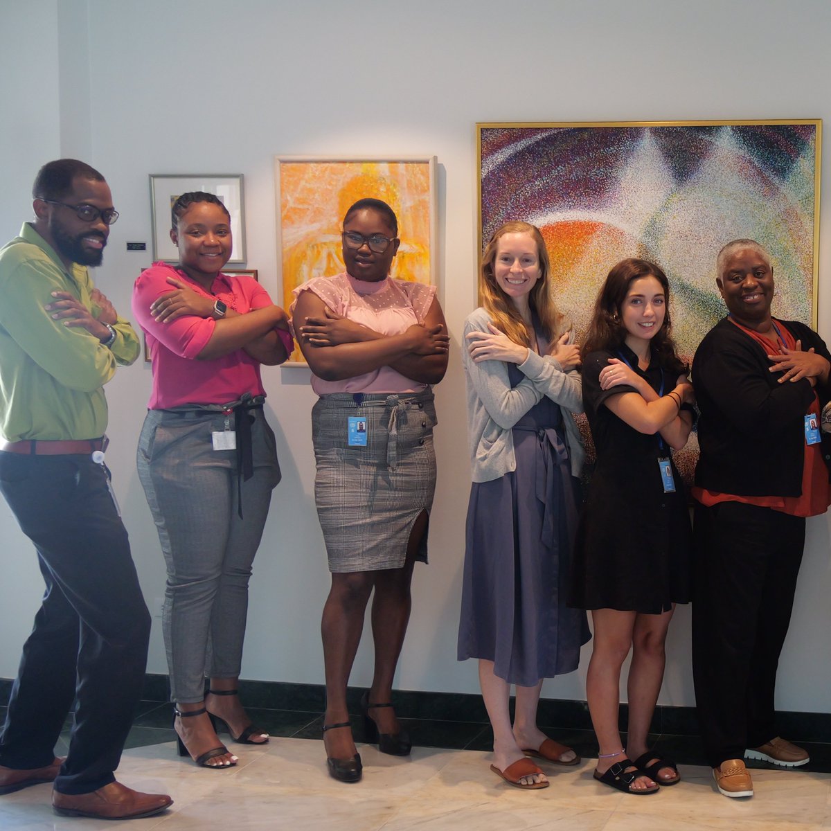 This #IWD2023 the <a href="/UNDPBarbadosEC/">UNDP Barbados & the Eastern Caribbean</a> team reaffirms its commitment to #EmbracingEquity as we work towards the goals!