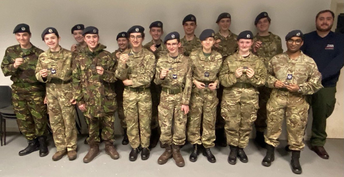 A massive well done to our 6 cadets that undertook their L98A2 weapons training and passed their WHT. Well done also to our other 5 cadets that obtained a marksmanship badge during their DCCT shoot. Find us on Facebook, Instagram and Twitter Join Us: raf.mod.uk/aircadets/want…