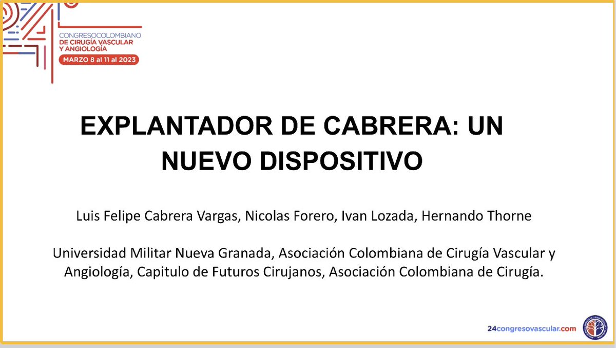 Dr Luis Felipe Cabrera Vargas MD FACS tweet media