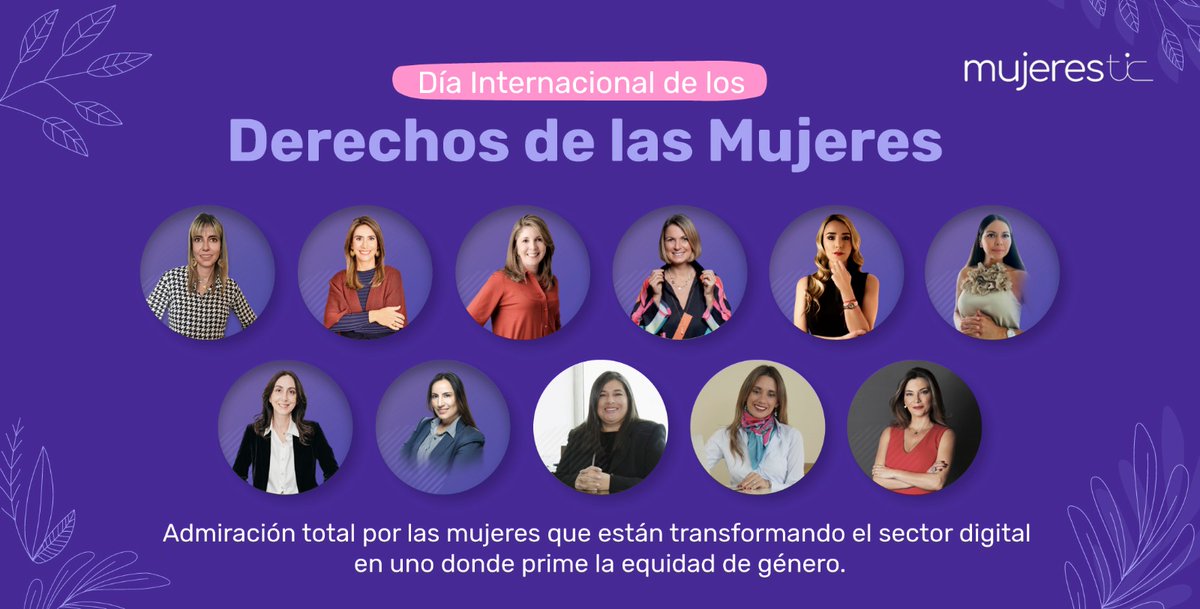Rivierh's tweet photo. A propósito del #8M, quiero resaltar la ardua labor de @MujeresTIC_Col por promover el rol de las mujeres en el sector #TIC en nuestro país y manifestarles mi admiración por su dedicación y conocimiento. Les reitero mi apoyo para cerrar la brecha de género en nuestro ecosistema https://t.co/ILSHygAj3k