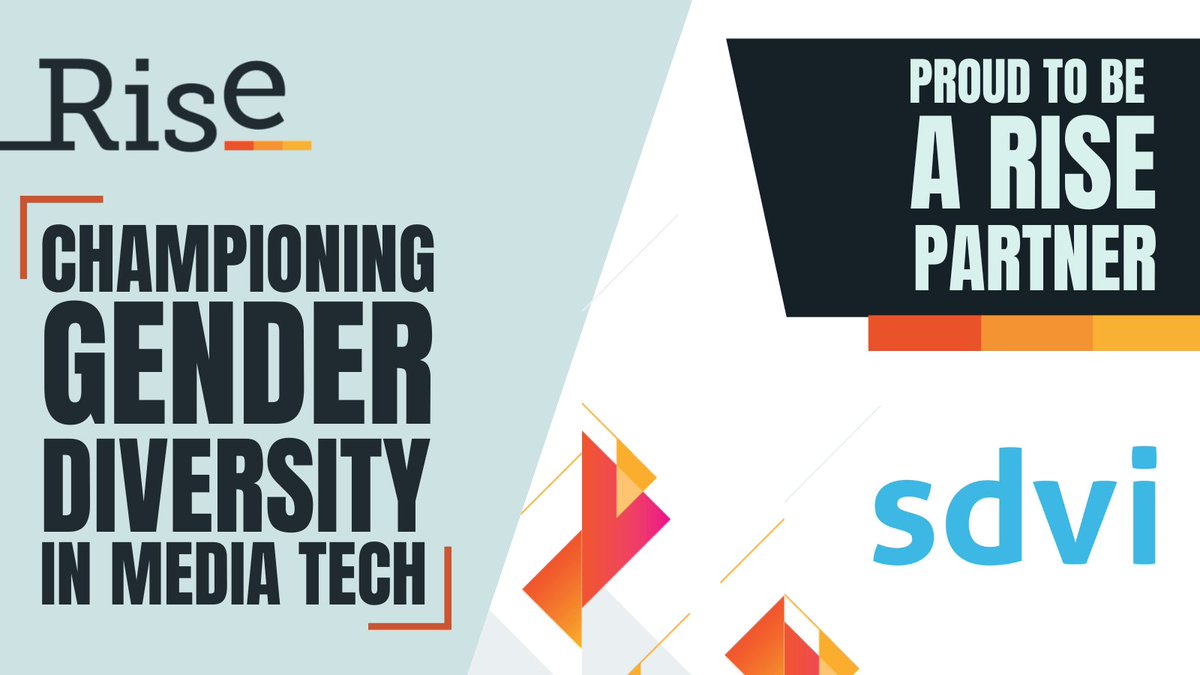 SDVICorp's tweet photo. On #IWD2023, we’re especially proud to be a @Rise_WIB partner again in 2023/24. SDVI appreciates the organization’s work championing gender balance in #media #tech & giving practical support to women, including its #RiseMentoring program, launched today. https://t.co/hmHyKs59zn https://t.co/aSK54gz5bT