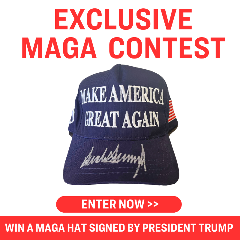 EliseStefanik's tweet photo. 😎 WIN A HAND-SIGNED MAGA HAT FROM PRESIDENT TRUMP 😎 This. Is. HUGE. You could win an exclusive hat President Trump signed JUST FOR YOU! Enter now for your EXCLUSIVE CHANCE to win this one-of-a-kind SIGNED MAGA HAT.