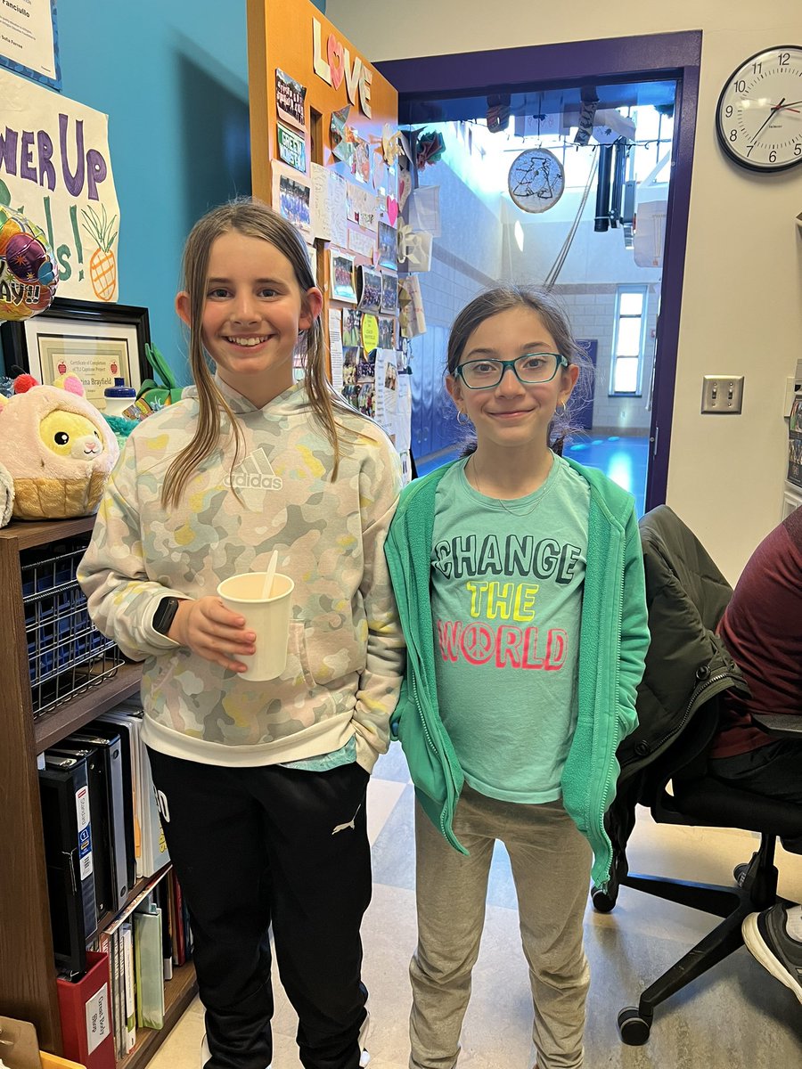 Happy International Women’s Day! Thanks to these two special gals for bringing me a smoothie they made during after school 😀 <a href="/rewolfe13/">Rebecca E. Wolfe</a>