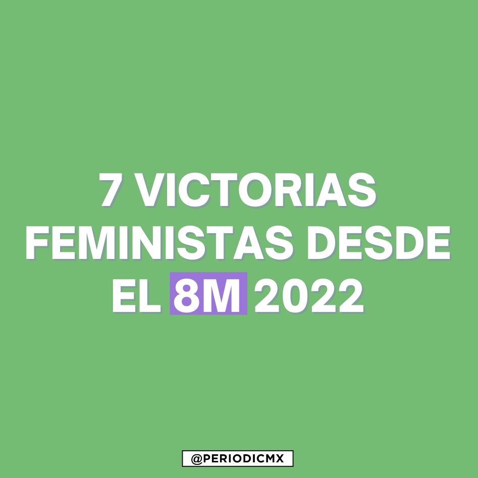 ¿Sirve de algo protestar este #8M? Aquí te compartimos los logros que fueron posibles gracias a la lucha de miles de mujeres en México. 🔥💜✊

Abrimos hilo. 🧵