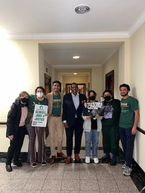 Thank you for meeting with us @kevinparkernyc! We’re happy that you’re interested in the CCPF. We hope you’ll co-sponsor it. The #ClimateJusticeJobs Package is how we get climate justice!