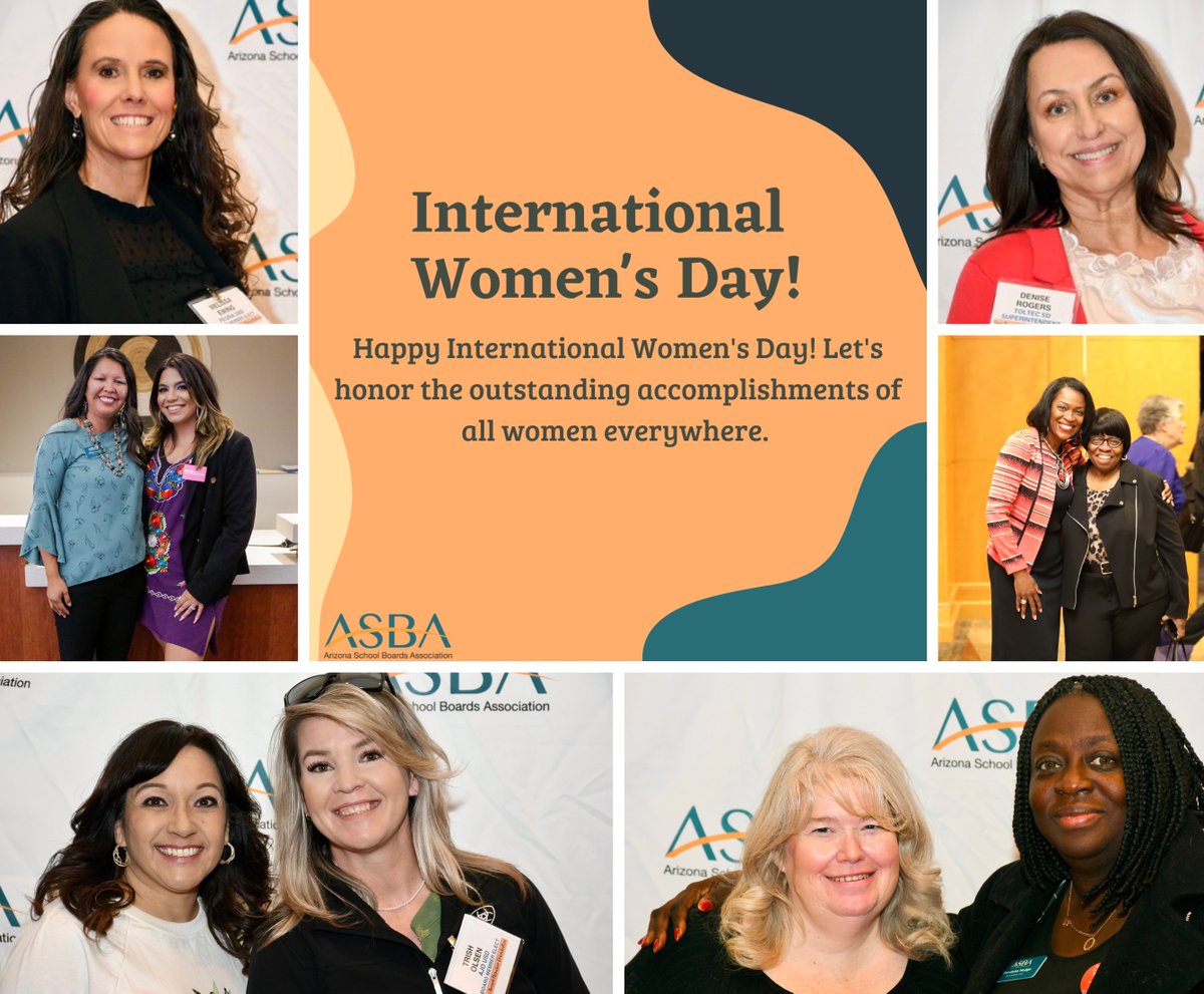 Happy International Women's Day! Thank you to all women who help lead, advocate and fight for equity and equality for all students in Arizona. We are #strongertogether. #Womensday #education #empowerment 💐🤍