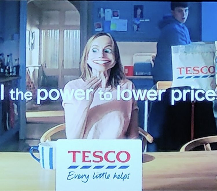 notathome1900's tweet photo. @Tesco I assume someone in your marketing dept took too much LSD during the 90’s 😳
Does this character carry an axe in her shopping bag per chance?
#Tesco #Nopes #WTF https://t.co/zWbhpdR1q4