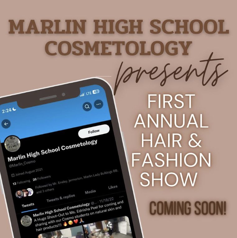 Marlin_Cosmo's tweet photo. MARLIN COSMO Scholars practicing for upcoming Hair Show🔥🔥🔥 https://t.co/NbgHKfSszP