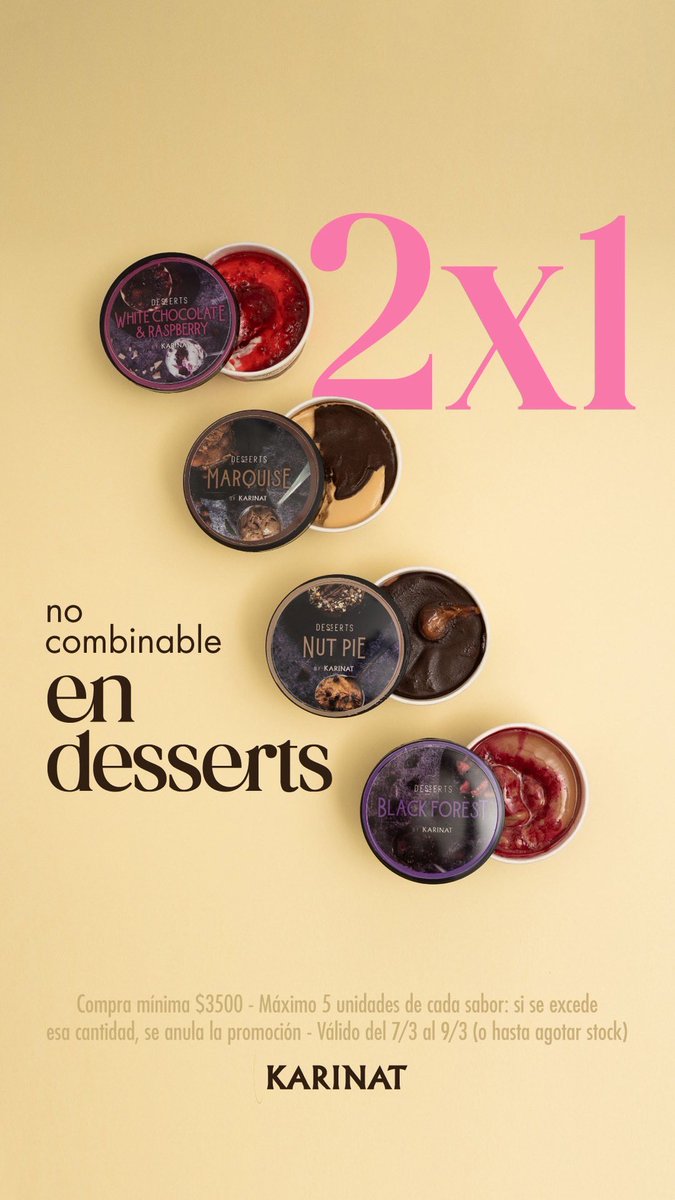 📌 Super promo #Karinat 👉🏽 karinat.com.ar/producto-categ… 🍨