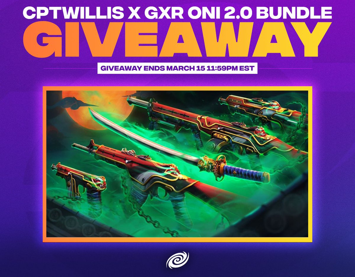 Willis 🇨🇦 (@cptwilliss) on Twitter photo 🚨ONI 2.0 BUNDLE GIVEAWAY!🚨
How to enter:
➡️ Follow <a href="/CptWilliss/">Cody Willis 🇨🇦</a> & <a href="/GalaxyRacer/">Galaxy Racer</a>
➡️ Tag a friend
➡️ Like and retweet
Winner will be announced on 03/16! 🚨ONI 2.0 BUNDLE GIVEAWAY!🚨
How to enter:
➡️ Follow <a href="/CptWilliss/">Cody Willis 🇨🇦</a> & <a href="/GalaxyRacer/">Galaxy Racer</a>
➡️ Tag a friend
➡️ Like and retweet
Winner will be announced on 03/16!