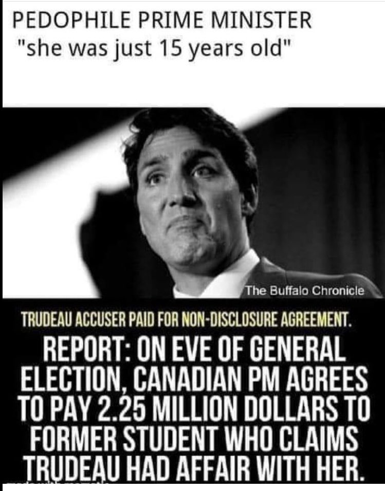 @JustinTrudeau #trudeauthepedo #TrudeauResign
