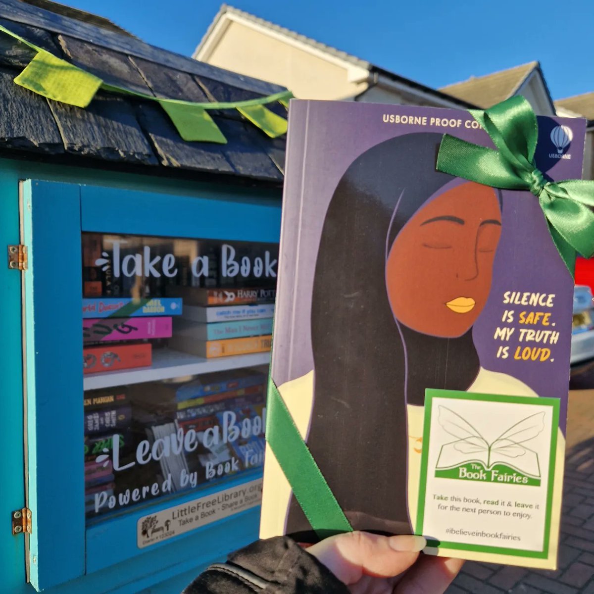 This fairy is sharing a copy of You Think You Know Me by Ayaan Mohamud. Will you find it hiding out in the Little Book House in Dunfermline? 
#ibelieveinbookfairies
#internationalwomensday
#bookfairybirthday #bookfairiesturn6
#usbornebookfairies #bookfairyproofs