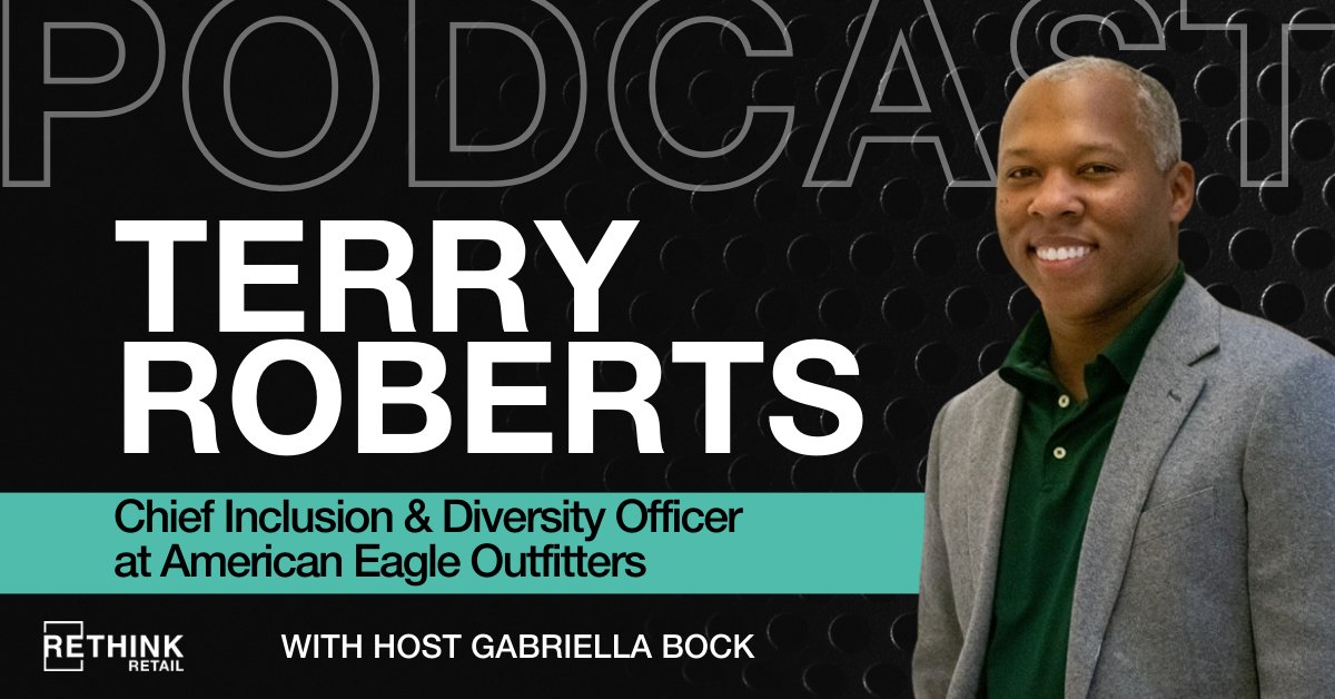 RETHINK Retail (@rethink_retail) on Twitter photo LIVE from <a href="/eTailNews/">eTailNews</a> West; #RETHINKRetail sat down with Terry Roberts, Chief Inclusion & Diversity Officer <a href="/AEO/">American Eagle</a>, to discuss how #AEO is leading the way in creating a more #inclusive industry & the impact these efforts have on employees.
Listen now! 🎙
open.spotify.com/episode/03uLoH… LIVE from <a href="/eTailNews/">eTailNews</a> West; #RETHINKRetail sat down with Terry Roberts, Chief Inclusion & Diversity Officer <a href="/AEO/">American Eagle</a>, to discuss how #AEO is leading the way in creating a more #inclusive industry & the impact these efforts have on employees.
Listen now! 🎙
open.spotify.com/episode/03uLoH…