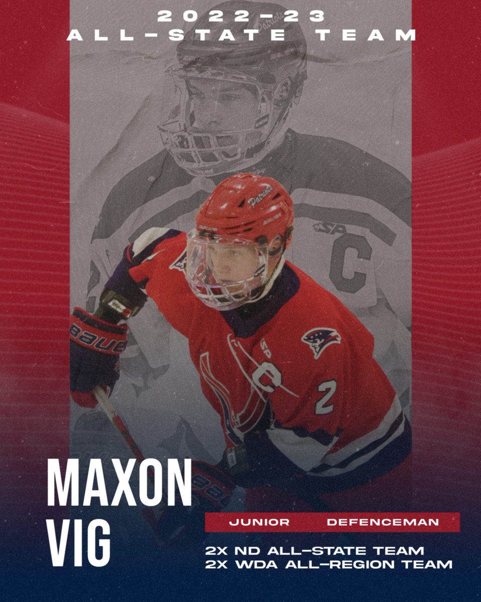Congratulations to Max Vig on his 2nd consecutive All-State team selection