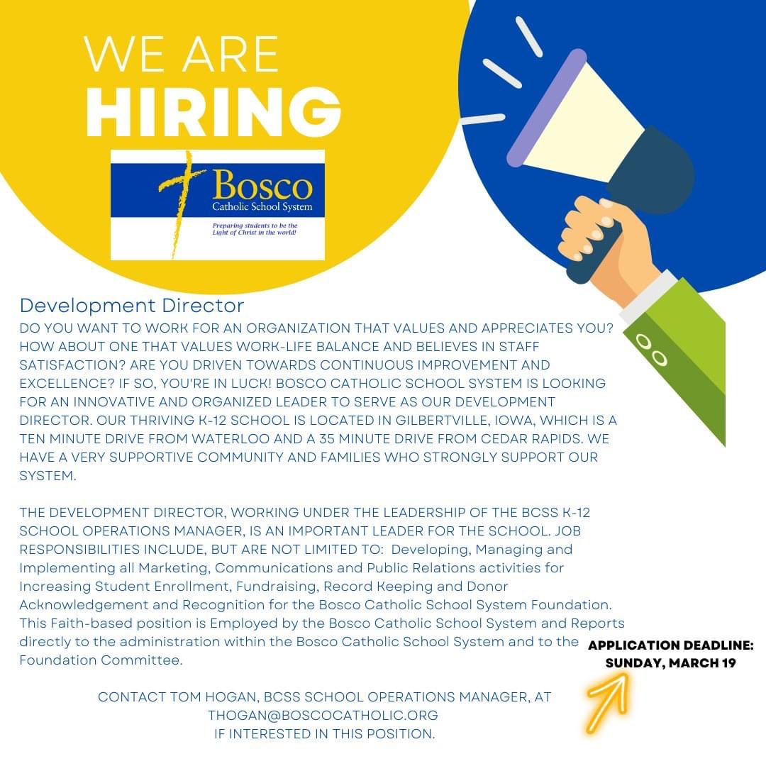 Contact us if you are interested in this position!