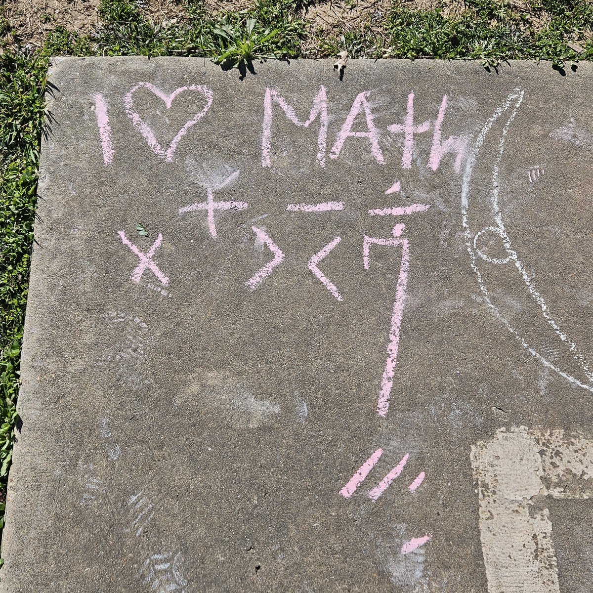 I don't know who wrote this at recess but I love it!