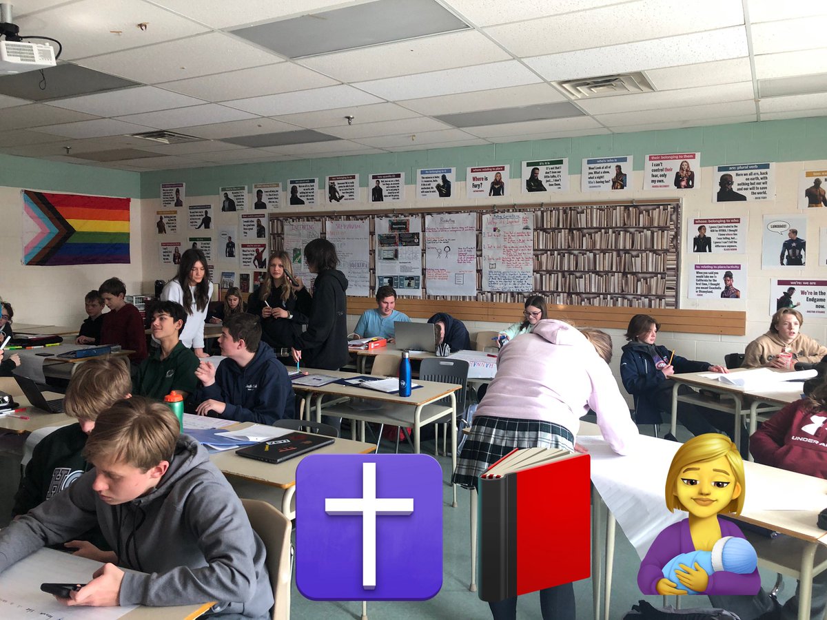 MissJChapman1's tweet image. Happy #InternationalWomensDay2023 from my Grade 9 @HolyCrossCSS Religion class. Learn more about important women in the #Bible. @alcdsb #mysp