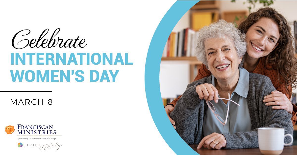 FranMinistries's tweet photo. On #InternationalWomensDay, we're celebrating the incredible achievements made by women across the globe and recognizing the pursuit of worldwide gender equality. https://t.co/A7yBlAxHGy
