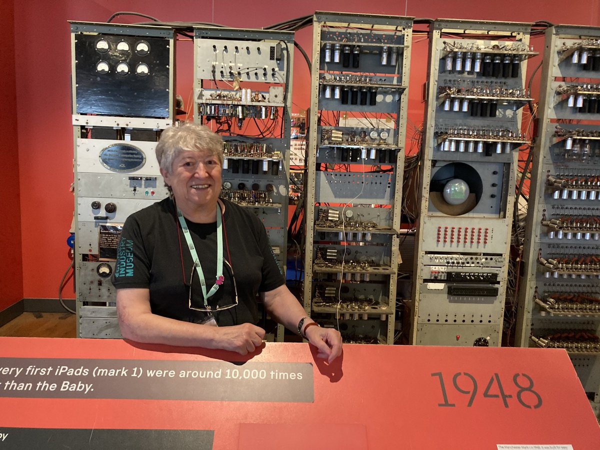 Abigail Harrison (@abigail_nhs) on Twitter photo Thinking about all those brilliant #womenintech today on #InternationalWomenDay2023 - reminded me of Christine, one of the first female programmers, I met her <a href="/sim_manchester/">Science and Industry Museum</a> and she was such an inspiration! Thinking about all those brilliant #womenintech today on #InternationalWomenDay2023 - reminded me of Christine, one of the first female programmers, I met her <a href="/sim_manchester/">Science and Industry Museum</a> and she was such an inspiration!