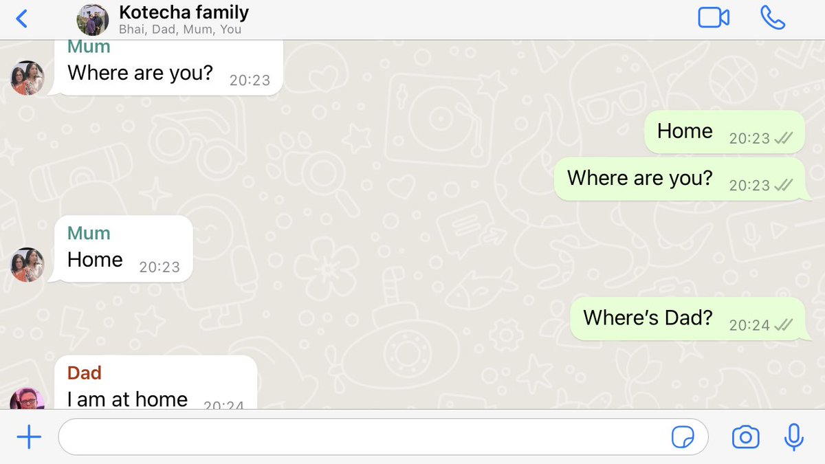 sima_kotecha's tweet photo. Glamour of Kotecha family WhatsApp group .. https://t.co/lUgxwG8ahh