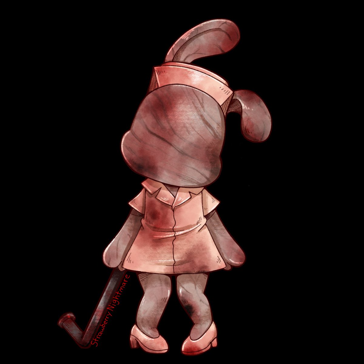 Sberrynightmare's tweet photo. I drew Robbie a bit ago, so here are some friends! #art #silenthill https://t.co/9OiePURSfK