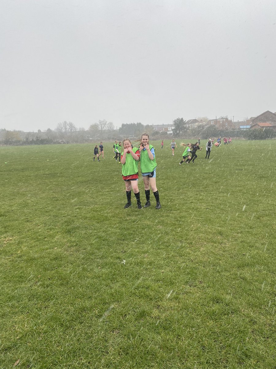 Our girls are pretty impressive! No snow, rain or ice was stopping them today! We had 45 girls who chose to come and take part in a football festival p5 today! Well done girls! <a href="/tamesidessp/">Tameside SSP</a> <a href="/allsaintsccduk/">All Saints CC</a>