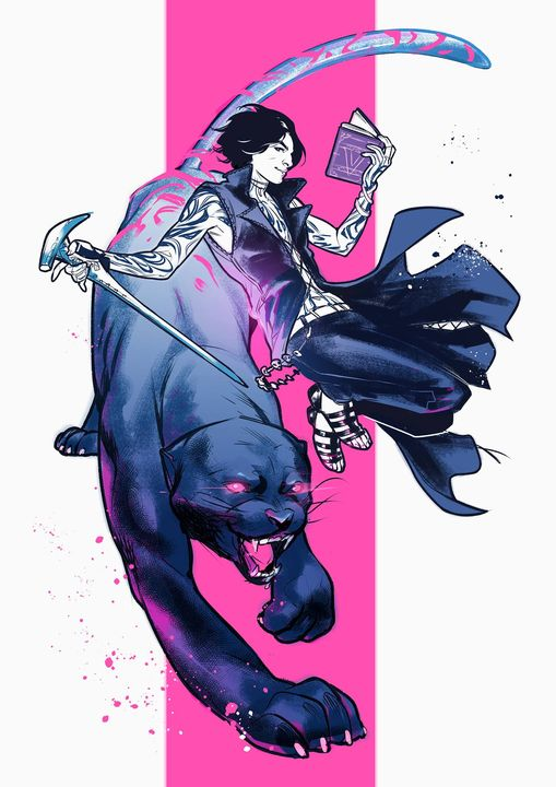 ValeriaFavoccia's tweet photo. Happy 5th anniversary to one of my favourite game ever #DevilMayCry5 💗
Have a bunch of V and his familiars https://t.co/WZCo4waYha