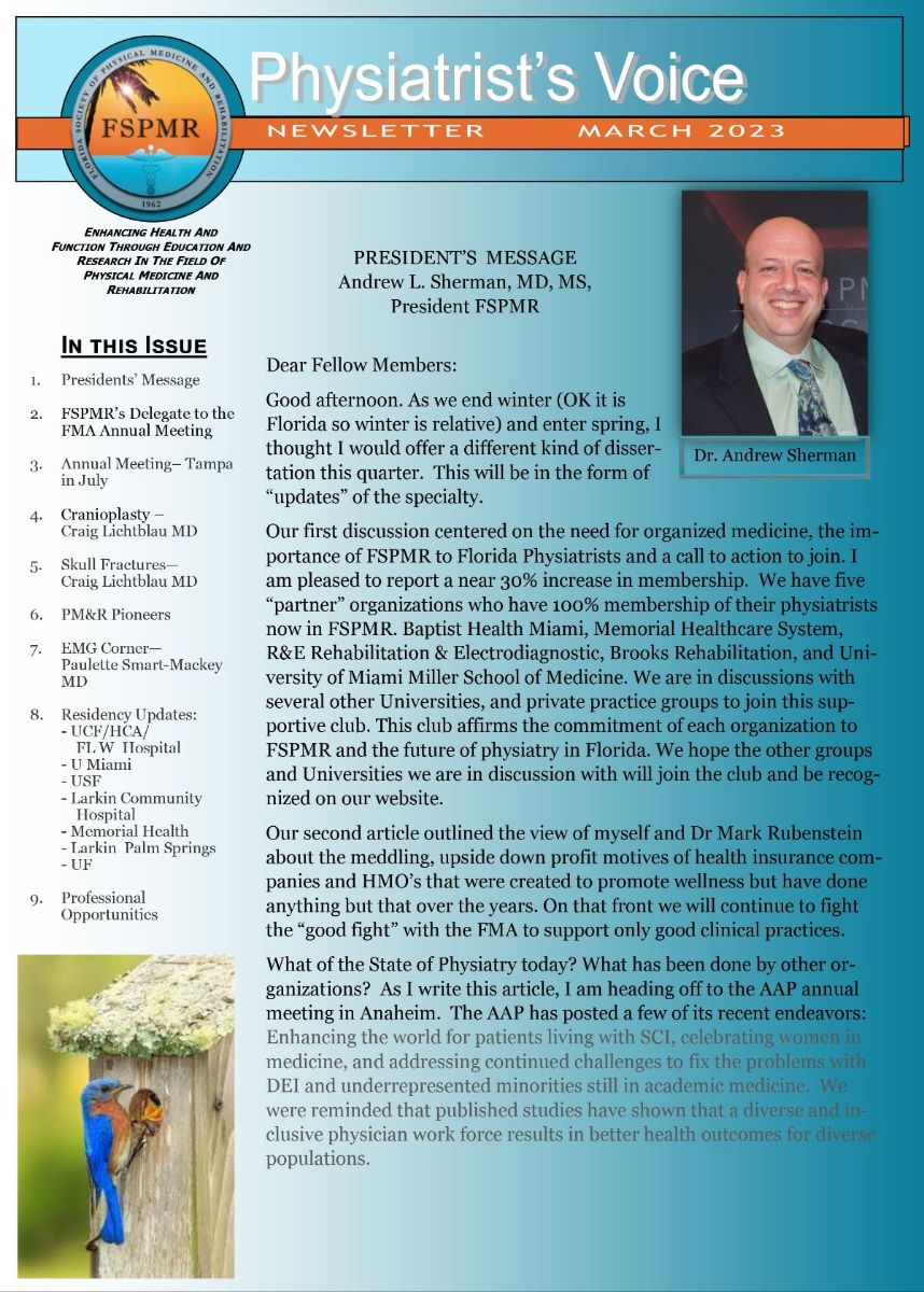 FSPM&amp;R Newsletter - March 2023 - mailchi.mp/b579f20fcc7b/f…
Now available for viewing on FSPMR.org