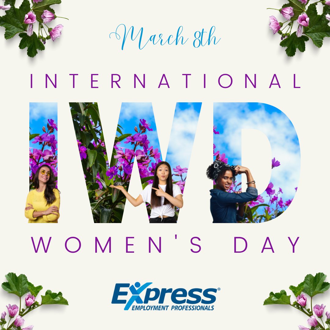 ExpressVentura's tweet photo. It's International Women's Day! ♀️ Tag a woman you're grateful to have in your life in the comments! #InternationalWomensDay #ExpressPros https://t.co/NZ37hw7nnG