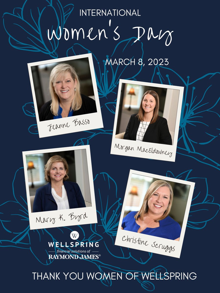 WellspringFinl's tweet photo. Thank you women of Wellspring for the work you do everyday and the inspiration you provide to our team and clients. #InternationalWomensDay https://t.co/fIBOBsgdmz