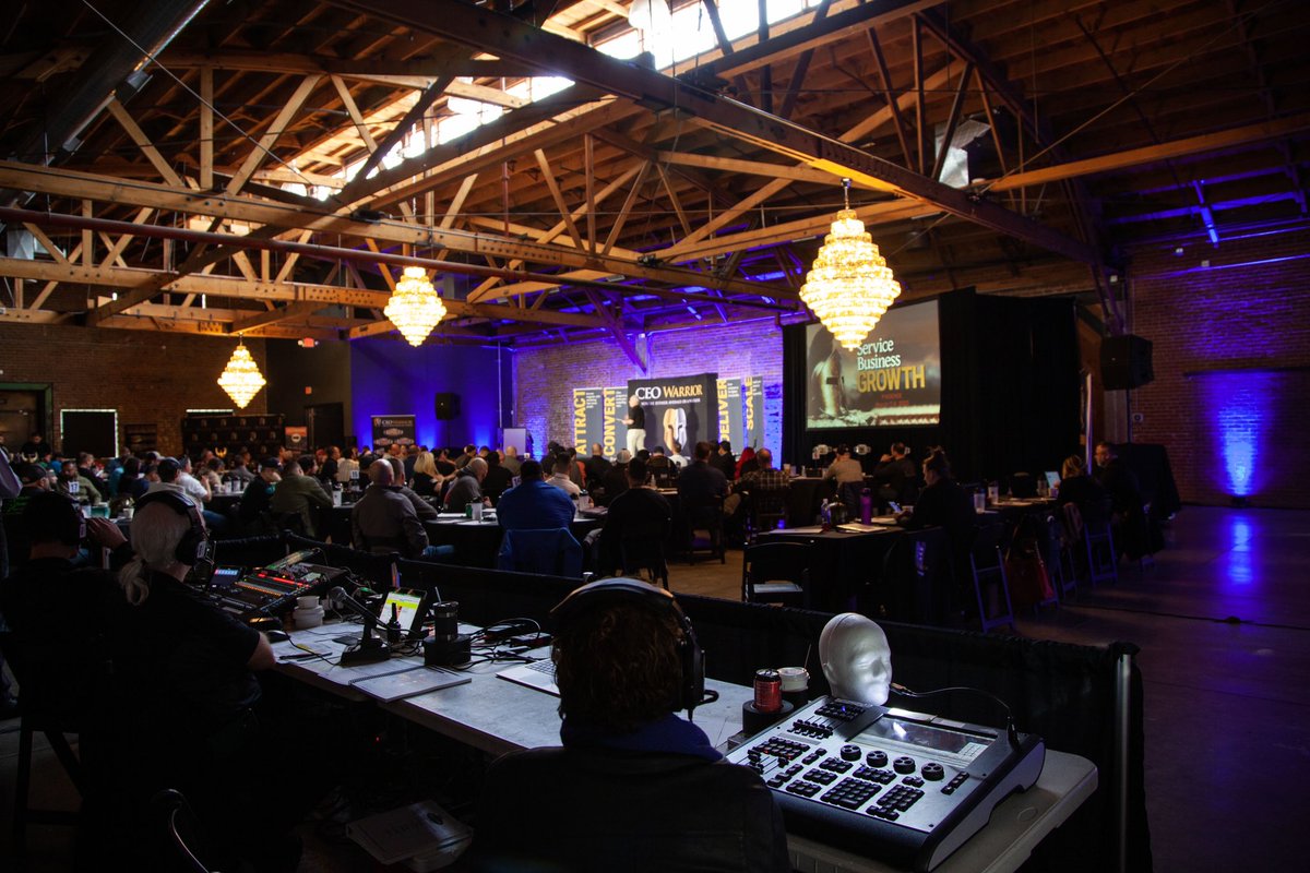 Merestone's tweet photo. A successful CEO Warrior event brought to life by Merestone's exceptional Audio Visual team! We are ecstatic to work alongside CEO Warrior to help bring an unforgettable experience for all their attendees. Thank you for trusting us to bring your vision to life! https://t.co/Ylj0h8HGVI