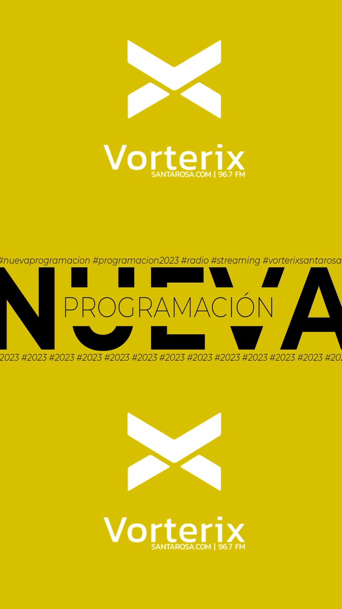 vorterixsr's tweet photo. #nuevaprogramacion #2023 #vorterixsantarosa
Esta es la programación de los lunes, miércoles y viernes.
-El pacto de 16 a 18 hs
-Sin Destino de 18 a 20 hs
-Fuera de fase de 20 a 22 https://t.co/gwwDXAthAC