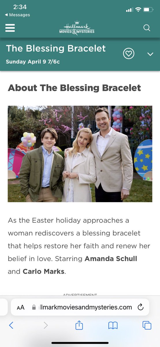 The Blessing Bracelet Movie premieres on the Hallmark Channel on Easter Sunday. We are so grateful. 🙏
#theblessingbracelet #WomeninBusiness #womenownedbusiness #womanownedbusiness