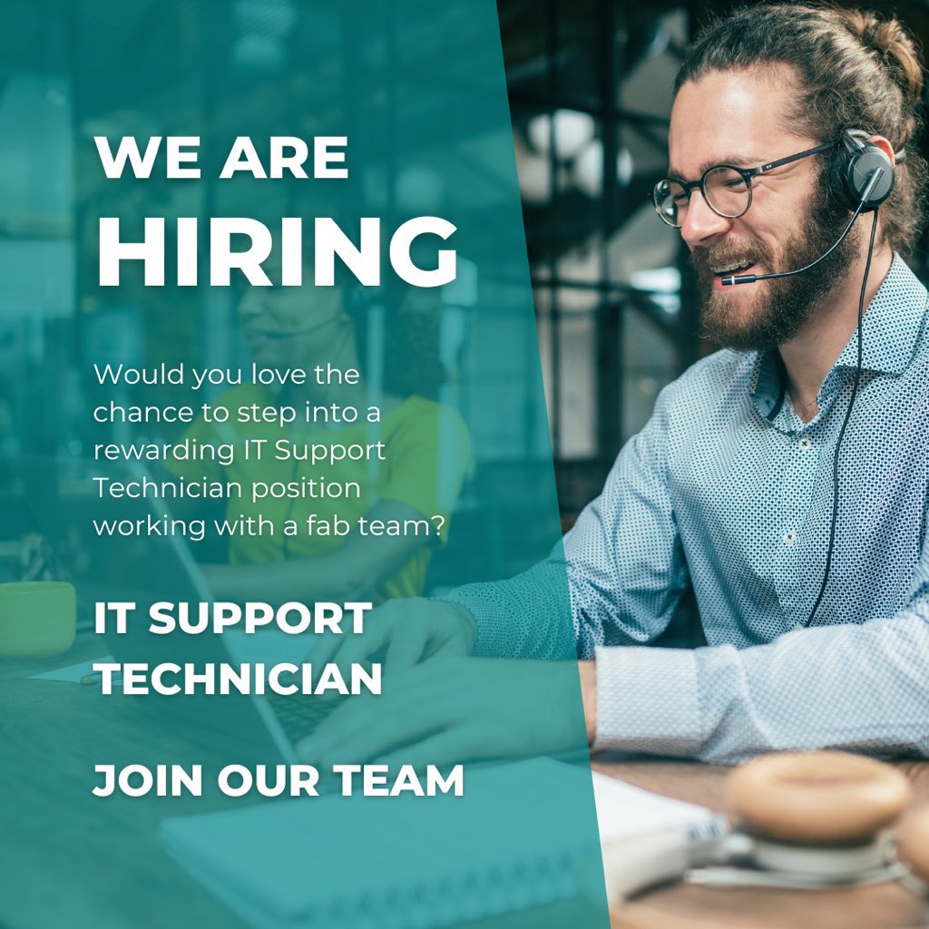 Can you see the world in 1’s and 0’s?

Do you have the ability to explain complex IT issues to anyone?

If you’re a lover of anything IT related… 
We have the role for you!

ℹ️ linkedin.com/posts/it247nw_…

@Prestonjob @JCPinLancashire @blogpreston @fp_resourcing