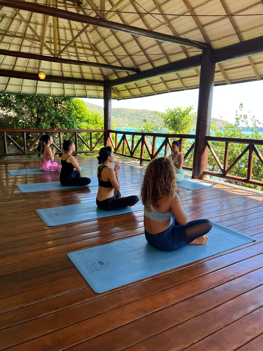 In celebration of International Women's Day, we are delighting guests with a special sweet treat and complimentary morning yoga 💜 #ImAFan #MandarinOrientalCanouan #mandarinoriental #InternationalWomensDay #InspiredByMO