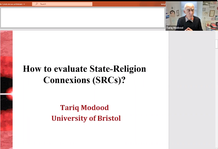 A brilliant session this afternoon with <a href="/TariqModood/">Tariq Modood</a>  on state-religion connexions based on some of his research for <a href="/projectGREASE/">GREASE</a>. DM if you'd like a recording of his presentation.
